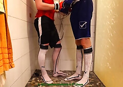 Shower In Soccer With My Bf