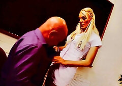 Teacher banged his nurse wife in the classroom
