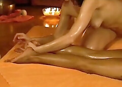 Those 2 real-life lesbo lovers come to a conclusion to explore tantra massage and we've to see! 2 glamorous brunette hair ladies touch and feel t
