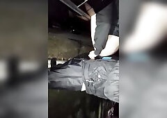 Wife with nude booty giving it to strangers on the street in public! "dogging"