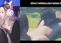 Anime girl Leximia gets naughty on Chaturbate playing video games