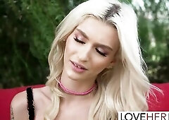 Tiny Blondie Emma Rosie Worshipped And Banged After