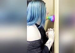 Dildo Deepthroat Training