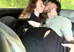 Two College Best Friends Seduced Their Uber Driver Into Having A Threesome-OF:leotheredhead