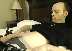 Steve Anderson strip, jack off, and cum