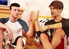 Busty brunette adventures in adult visual novels