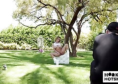 BTS - Tiny Jesse Pony Gets Her Melons Out During A Photoshoot!