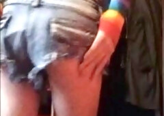 Rainbow sissy play time