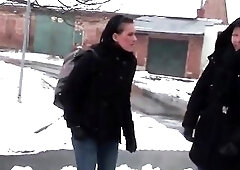 Beauty Gets Picked up for Some Hawt Action in a Van