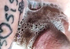 Sissy Bean in Bathroom Pruning.