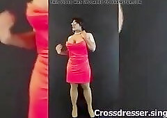 Busty Crossdresser Vanessa Posing