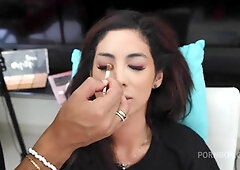 Behind the Scene from Big butt latina slut Amy Yamaguchi gets