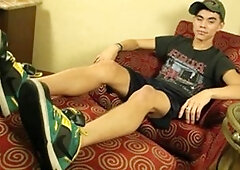 Caucasian Cutie with Sneakers and Tats