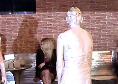 Buff amateurs group sex