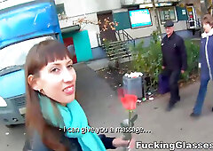 Fucking Glasses - Fucked Tanielle teen porn in cumshot a sauna