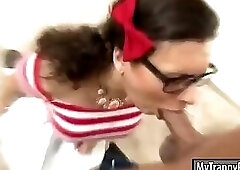 cute tranny babysitter asshole pounded