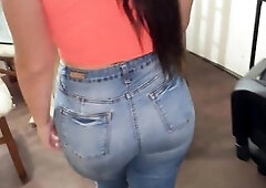 Excited neighbour with a large butt