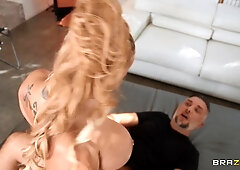 Get Your Shine On: Amateur Hardcore Anal Drilling Action with Keiran Lee and Oiled Up Blonde MILF Katalina Kyle