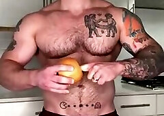 Handsome and hot Jordan fucks a fruit