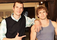 Caleb Moreton and John Mayer flex before fucking