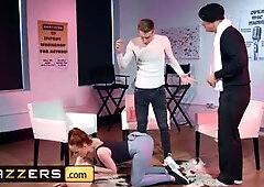Brazzers - PAWG ginger Ella Hughes get dominated by large wang