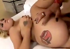 Transgirl & Super-Steamy Female Penetrating Rigid