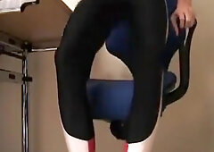 Running Tights, Telekom Jersey and Blue Puma Football Boots