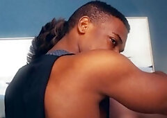 Next Door Buddies: Brunette Hunks Share a Big One