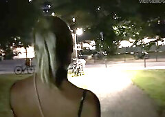 Blond Doxy Hooked up on the Party Mile and Screwed