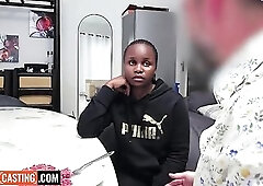 Black Babe Drilled Unfathomable By Large White Weenie In Homemade Try-out