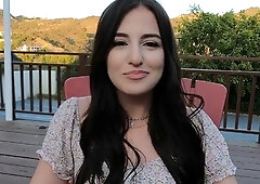 Real Teens - Beautiful Aubree Valentine Fucked On First