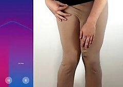 Hands-free prostate orgasm with massive cumshot explosion