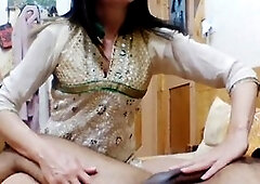 Seductive stepmom Angel Dani Fowler entices her inexperienced stepson