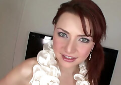 Literally spoon feeding her