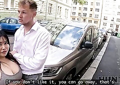 HUNT4K. Large breasts instead of sushi