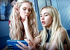 The Wife Gave Her Spouse a Gift: That babe Brought Her Mistresse for a 3some.