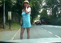 Lustful Crossdresser Pick Up Outdoor