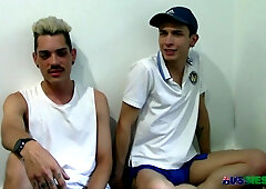 Australian Homo Duo Andie And Beckett Sans a condom After Make Out