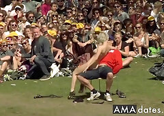 Fully Nude Lapdance In Front Of A Crowd