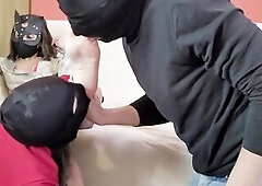 Trio feet worship night