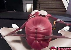 Shermie Red Succubus Halloween CG Anime Animation – Oral, Tugjob Service & Hardcore Deepthroat Throat Bang In Hottie Choose two