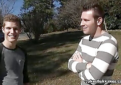 Preston Gagging while Fucked in Orgy