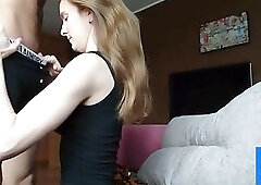 Too much for me: blowjob, huge cock and  with cum