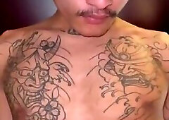 Asian tattoo straight gets fuck