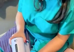 Sperm bank nurse in New York uses a matching to collect my cum