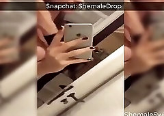 Compilation of Sexy Shemales Topping and Masturbating