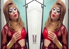 sissy niclo sexy makeup after masturbation4