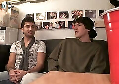 Strong hunks do a crazy job