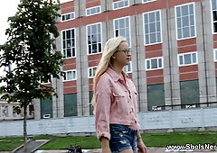 Blonde Dorm Bimbo's Meet & Cock