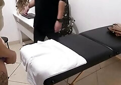 Routine anal exam by a real proctologist.